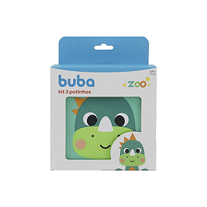 Kit 3 Potinhos Dino -  Buba Zoo