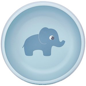 Bowl Em Silicone Com Ventosa Azul - Buba