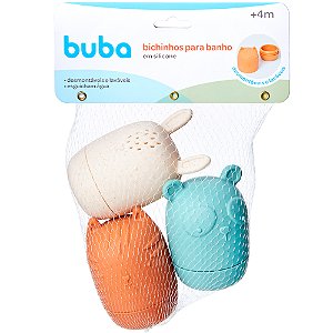 Bichinhos de Banho em silicone - Buba