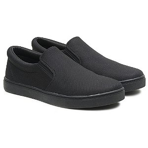 Tênis Slip On Masculino Preto