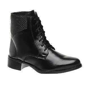 Coturno Feminino Preto Cano Médio Torani SLZ