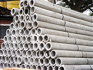 Poste de Concreto Circular - whatsapp - 61-99266-2168