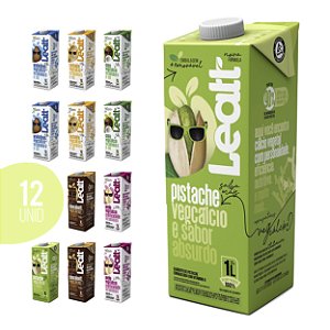 Kit Degustação Total, Leatt Amêndoa, Castanha, Coco, Aveia, Pistache e Chocolate