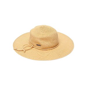 CHAPÉU DE PRAIA FEMININO PALHA - PALHA UNICO