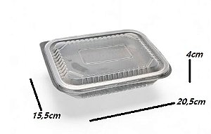 Embalagem pote freezer microondas 1.000ML PP4 Starpack - 150 unidades