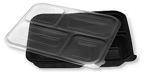 Embalagem pote freezer microondas PP4DV 1.080 ml Starpack - 60 unidades