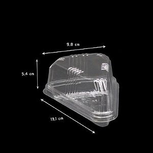 Embalagem mini fatia de torta Galvanotek G 635 - 10 unidades