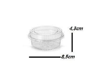 Embalagem para um doce redondo 170ML Galvanotek G 640 - 25 unidades