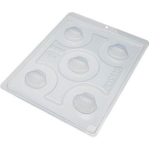 Forma BWB com silicone de Conchinha - 1 unidade Ref. 253