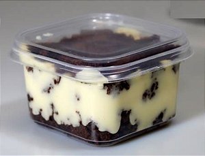 Pote Quadrado G 377 freezer e microondas 250ml - 360 unidades