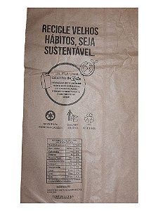 saco para pão kraft 1kg ( para 2 pães ) - 500 unidades