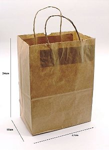 Sacola de Papel P 18x28x11 - 20 unidades