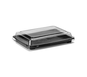 Embalagem de sushi com tampa Galvanotek GO 918 - 10 unidades