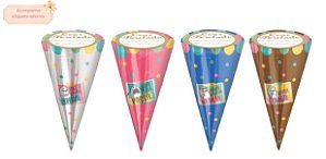 Embalagem Para Cone Flork Sortido 10x15 - 50 Unidades
