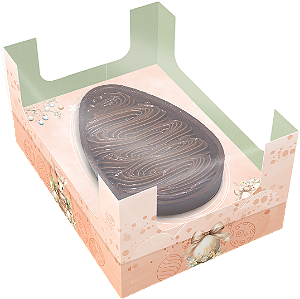 CAIXA OVO DE COLHER ENCANTO 150/250G COELHINHO ENCANTADO DUPLA FACE - 1 UNIDADE