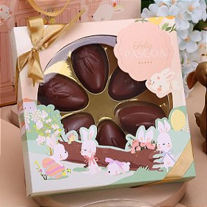 Caixa Com Blister Para 6 Mini Ovos Delicadeza - 1 Unidade