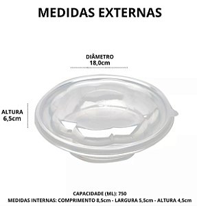 Embalagem Saladeira Starpack 75 - 200 Unidades