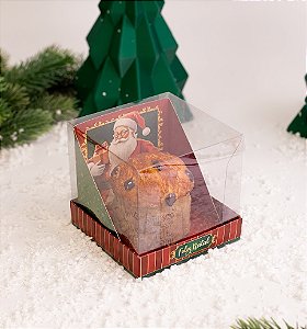 Caixa Mini Panetone Cenário Noel 250g - 1 Unidade