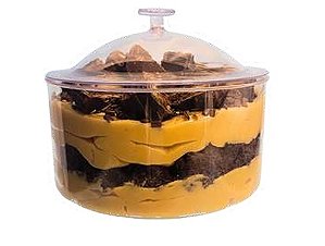 Forma Acrílica com Tampa Acrílica 1.450ml - 1 Unidade