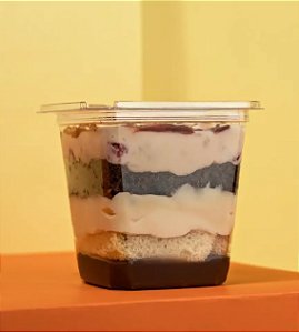 Embalagem Pote Quadrado Com Lacre Galvanotek G 768 710ml - 10 Unidades