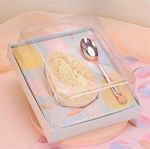 Caixa Para Ovo de Colher Ajustável Tampa Termoformada 250g - 350g - 500g CELEBRAR - 1 Unidade