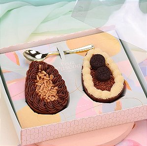 Caixa Para 2 Ovos 100g/150g/250g CELEBRAR - 1 Unidade