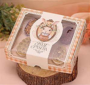 Caixa Degustação para 6 mini ovos 50g - 1 Unidade