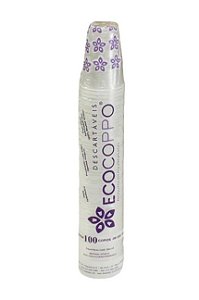 Copo Descartável PP 250ml Ecocoppo - 100 Unidades