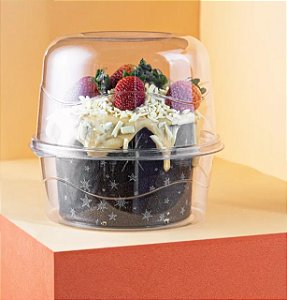 Embalagem Panetone Cristal Galvanotek G 43 500g - 50 Unidades