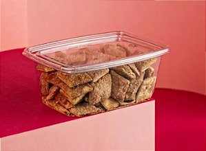 Pote Retangular Com Lacre 1000ML G 738 - 10 Unidades