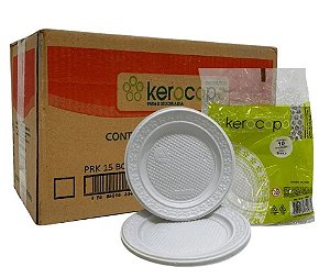 Prato Sobremesa Raso 15cm KEROCOPO - 10 Unidades