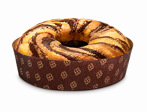 Forma Forneável Para Bolo Suíço 500g - 10 Unidades