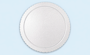 Cake Board Laminado Prata 32cm - 1 Unidade