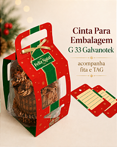 Cinta Para Embalagem G 33 Galvanotek - 1 Unidade