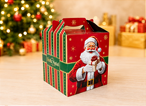 Maleta Panetone 500g Feliz Natal - 1 Unidade