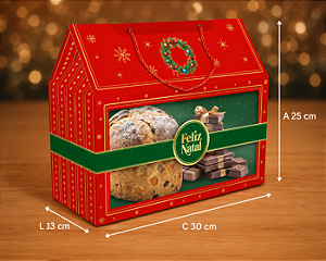 Maleta Premium Com Visor Feliz Natal - 1 Unidade