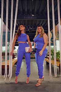 Top cropped Anna & Calça Letícia