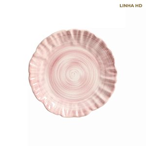 Pratos sobremesa Rosa Acqua