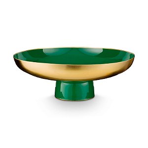 Bandeja Baixa Metal Esmeralda - Home Accessories