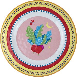 MAMMA MIA Prato raso rabanete melamina