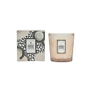VELA COPO VIDRO CLASSICO 60H JASMINE MIDNIGHT BLOOMS