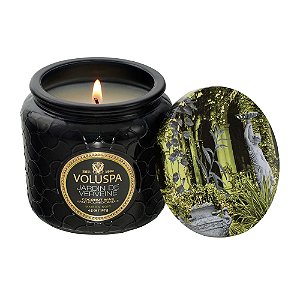 VELA POTE VIDRO +35H JARDIN DE VERVEINE