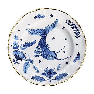 Prato de frutas Peixe azul BITOSSI