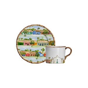 XÍCARAS DE CHÁ QUADRADO TRANCOSO