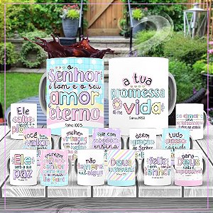 Canecas versículos fofinhos