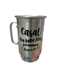 Caneca de alumínio brilho