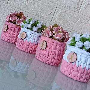Cachepô Outubro Rosa 50 Peças
