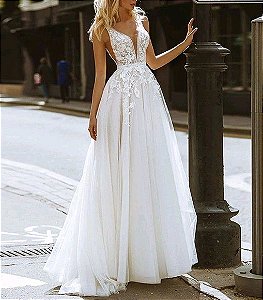 Vestido de noiva boho chic