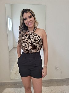 Blusa Estampada Animal Print