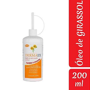 A.G.E óleo cicatrizante curativo Dermaex - óleo de girassol 200ml
